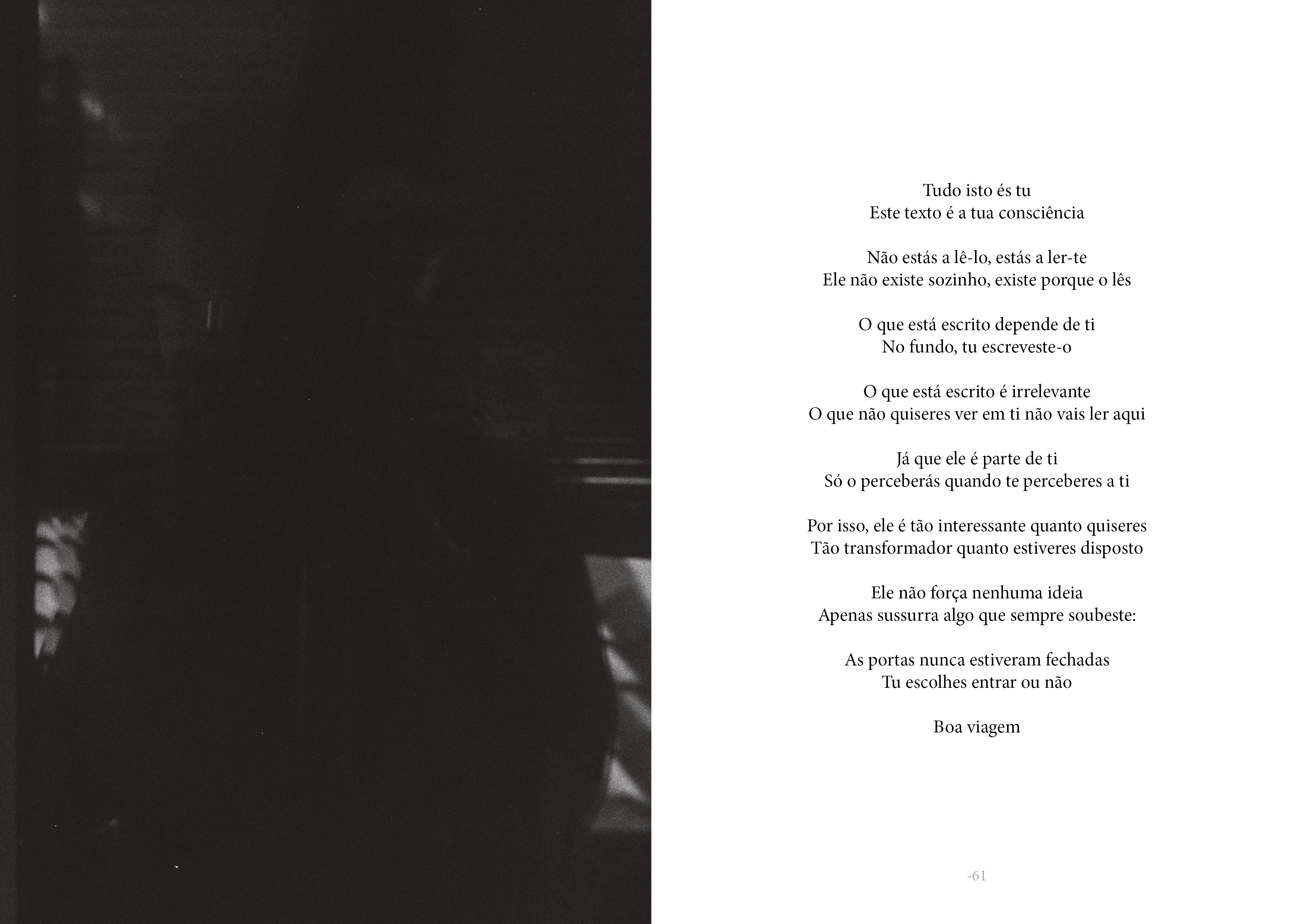 Poema 'Tudo isto és tu' do livro Consciência